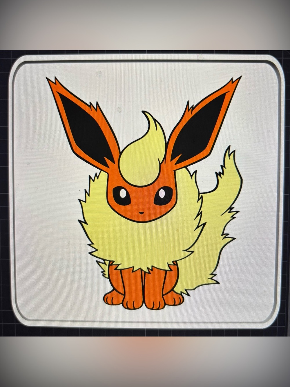 Flareon Pokémon Pocket Dump Tray - For Keys, Wallet, Money, Etc
